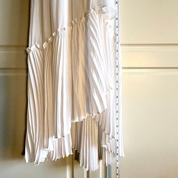 NWT Ramy Brook “Tori” high low dress Dress in white.  Size XS - Picture 8 of 9